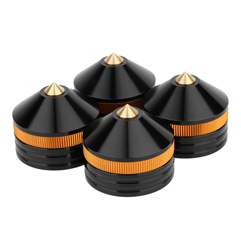 

4Pcs Speaker Stand Feet Pad Metal Spikes Cone Floor Foot Nail For Loudspeakers Shoes Spike Shock