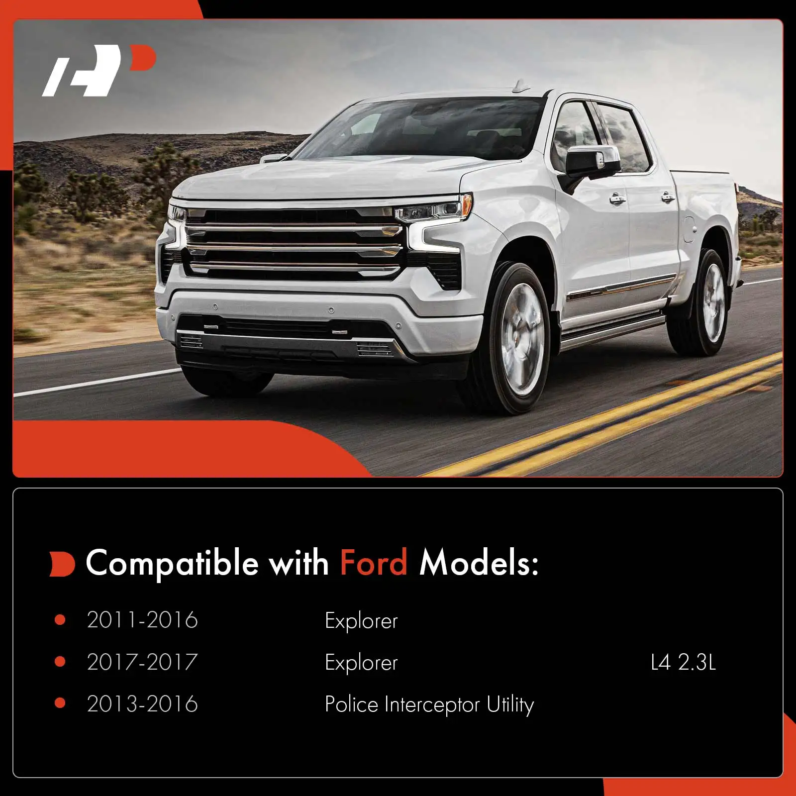 A-Premium 6x Front Control Arm & Ball Joint Assembly & Tie Rod End for Ford Explorer 2011-2017 Police Interceptor Utility