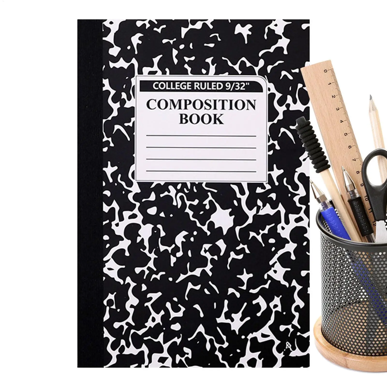 College Ruled Notebooks A5 60 Pages Smooth Writing Planner Marble Pattern Note Book Journals For Women Men Teacher Home School