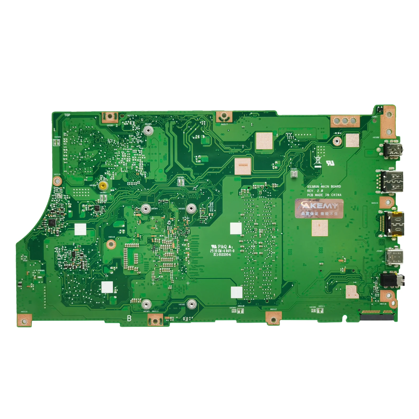 Imagem -03 - Placa-mãe Portátil para Asus X530un Placa-mãe para Asus X530ua X530uf A530u F530u V530u R530u K530u S530u X530uno i3 i5 ° Cpu