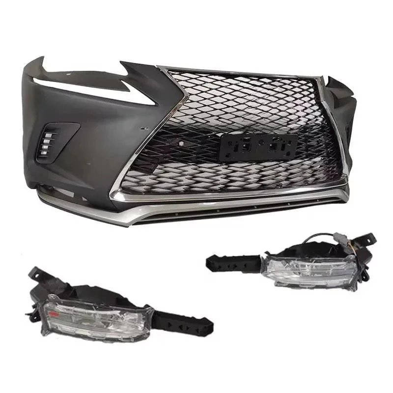 

NX Bumper for NX200 NX200t NX300h NX350 Sport Bumper Assembly Grille Body Kit NX Front Bumper Grille