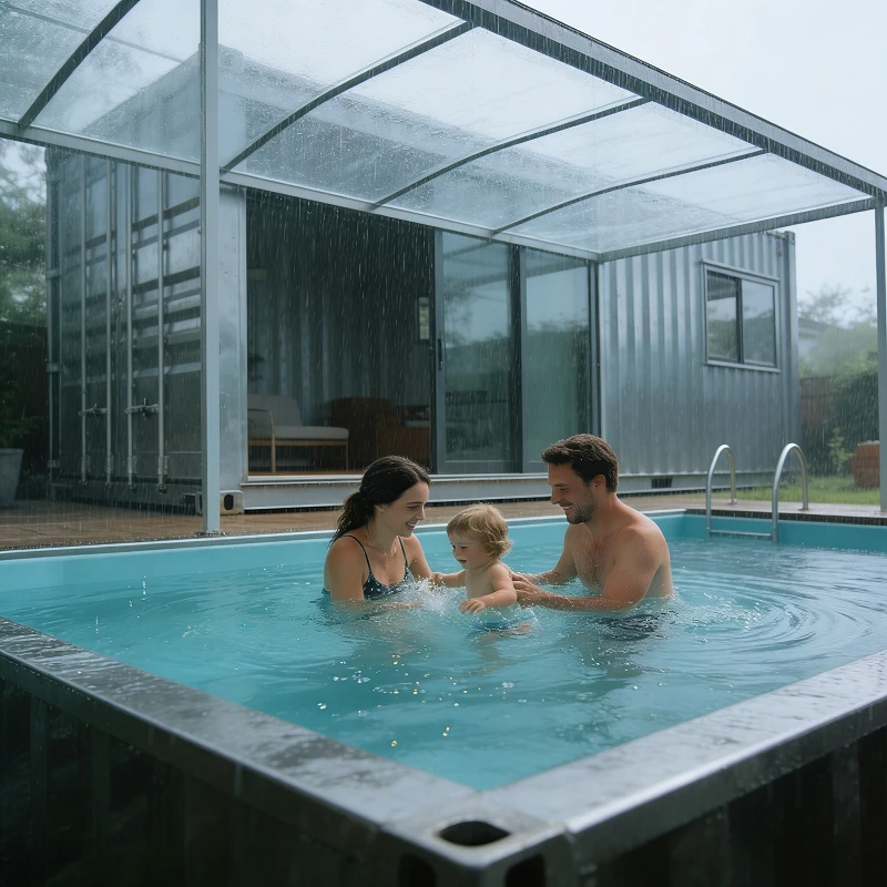 

Customized Infinity Modular Swimming Pool Adjustable Disassemblable Luxury Constant Temperature Spa Pool