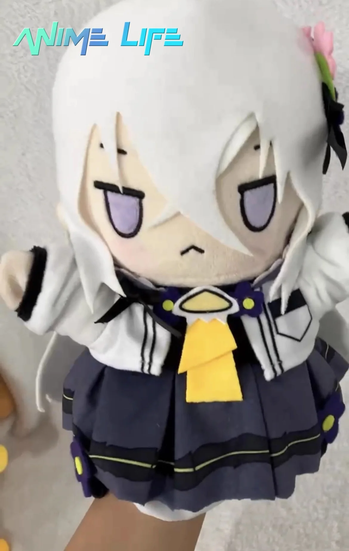 

Anime Blue Archive Shirasu Azusa Plush Hand Puppet Doll Toy Stuffed Original Cartoon Cosplay