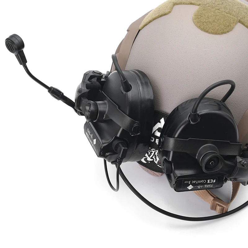 新しい FCS COMTAC3 タクティカルヘッドセットノイズリダクション