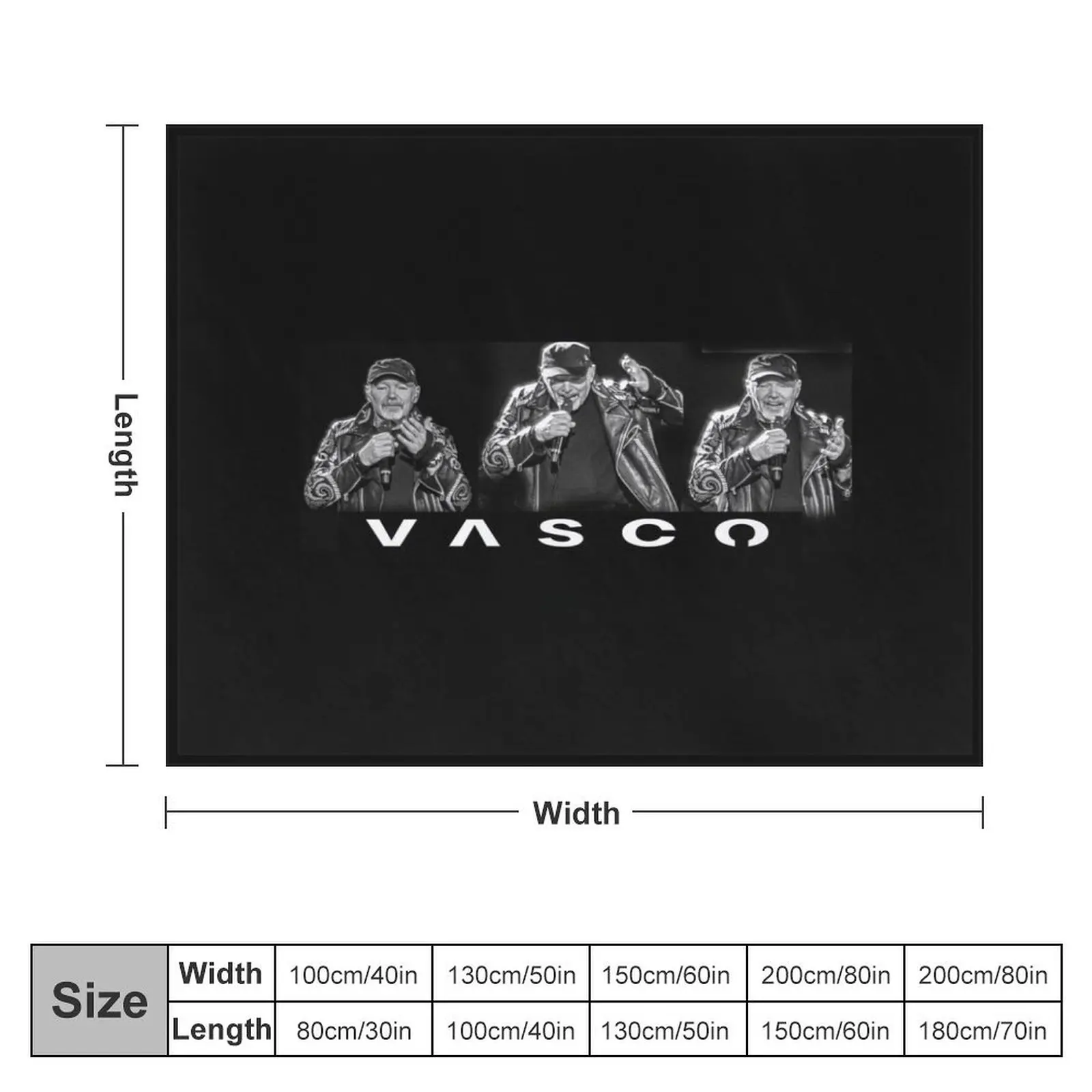 Vasco Rossi Throw Blanket Heavy Sleeping Bag Blankets