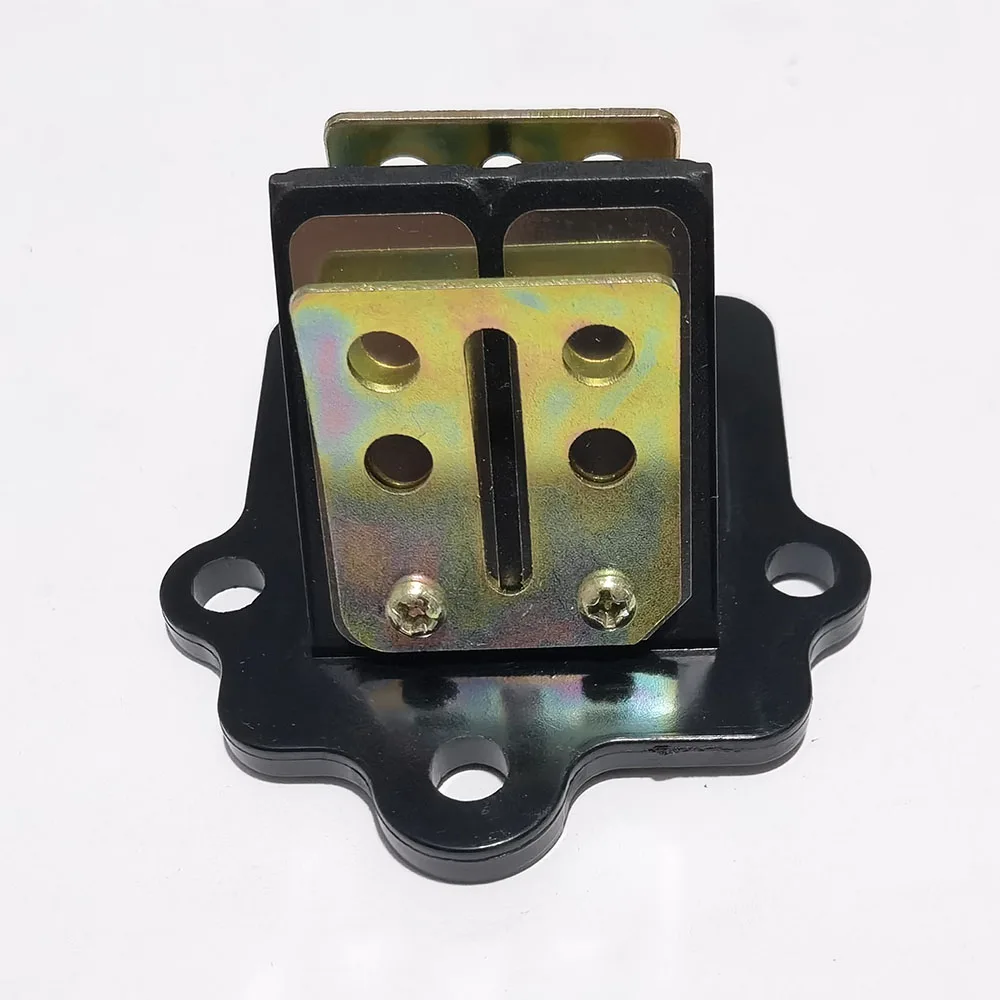 Intake Reed Valve Block With Petals Membran Assy For Suzuki LETS Two-Stroke Moped Scooter Valves Motorcycle