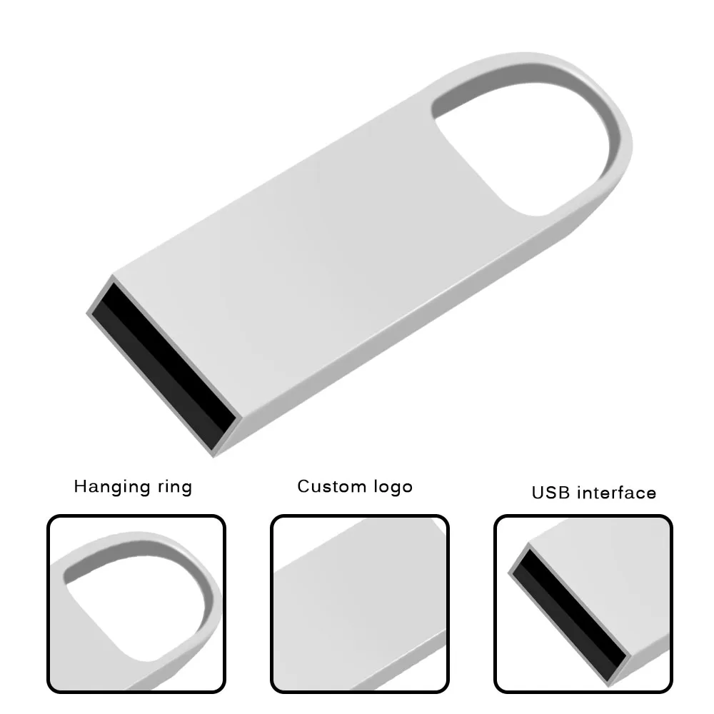 Creative USB Metal Pen Drive 4GB 8GB 16GB 32GB usb Flash Drives usb stick Memory Stick High Speed Pendrive 64GB 2.0 U Disk