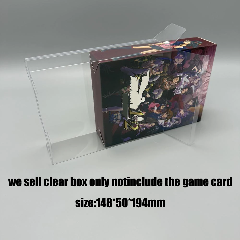 Housse de protection transparente en PET pour Switch Ace Attorney Investigations Collection, boîte de rangement d'affichage en édition limitée