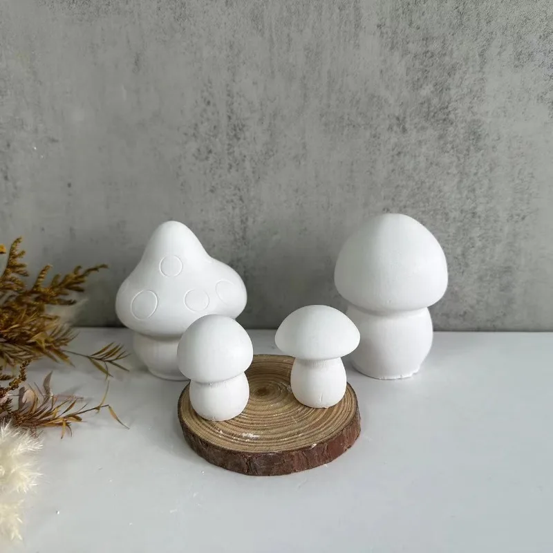 

3D Mushroom Shape Silicone Mold Handmade Cute Mushroom Aroma Candle Soap Resin Epoxy Casting Gypsum Mould Cake Baking Tools