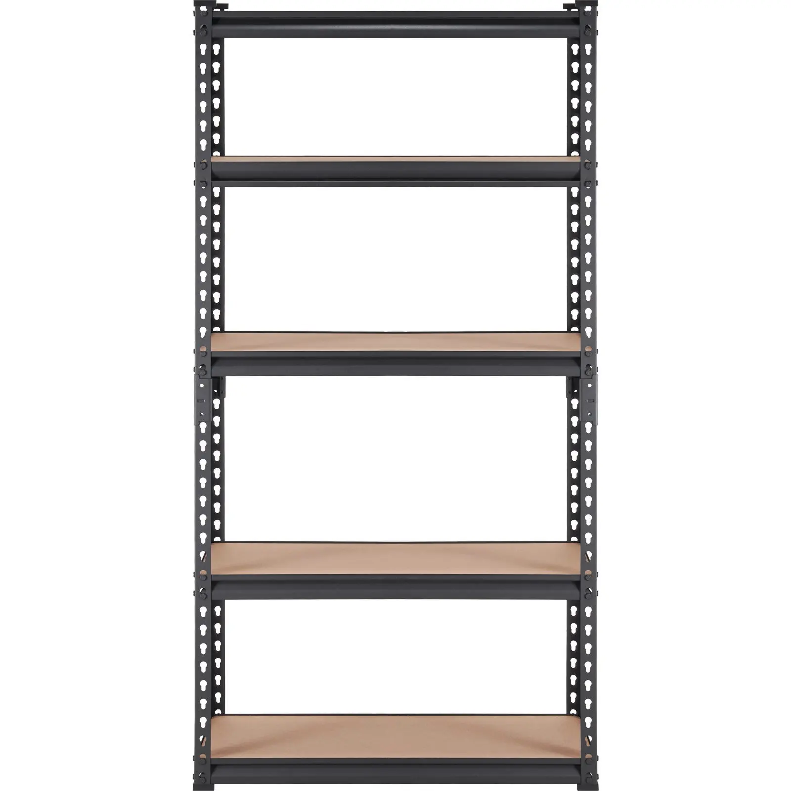 Storage Shelving Unit, 5-Tier Adjustable, 2000 lbs Capacity, Heavy Duty Garage Shelves Metal Organizer Utility Rack, Black