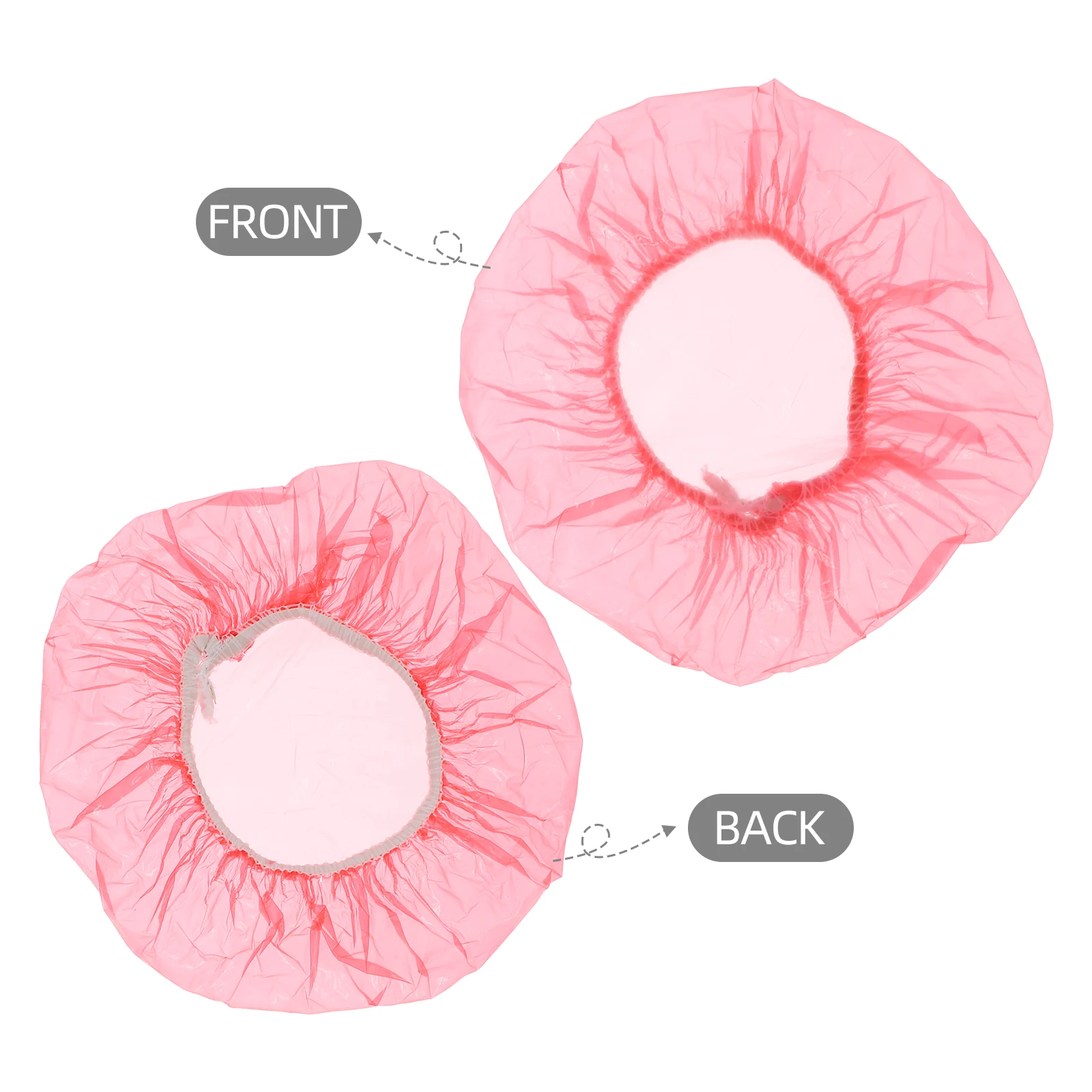 100pcs Smoke Dust Cover Reusable Red Plastic Protective Covers for Cooking Dust Proof Pollution