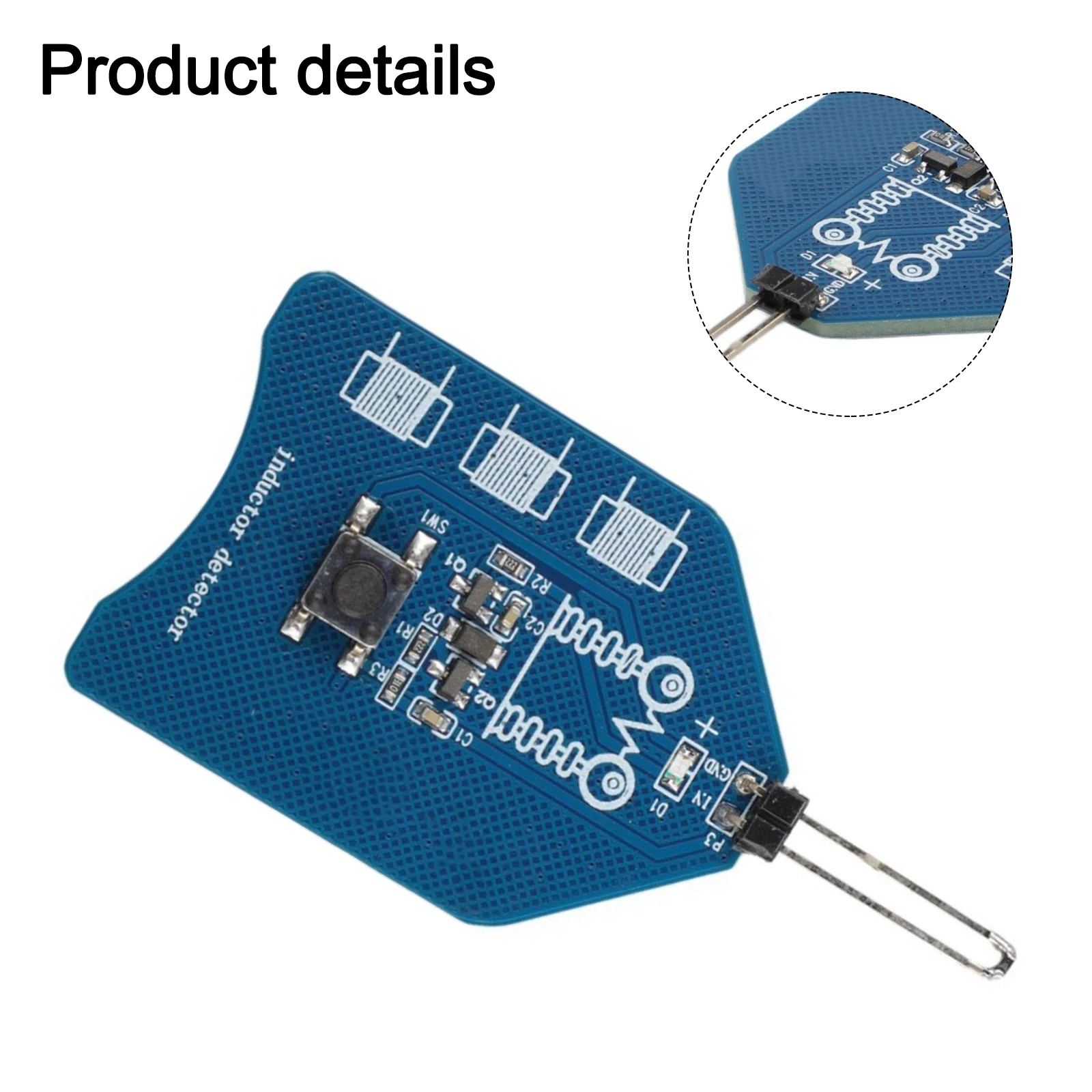 Inductance Tester CT1 Blue ABS Electromagnetic Coil Fault Detector For Phone Motherboard PCB Repair For Instant Green Light