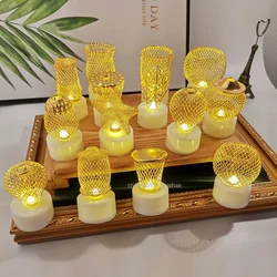 EID Mubarak LED Light Decora 2025 Eid Ramadan Moon Star Castle Muslim Party Table Ornament Islam Muslim Home Eid Al Adha Gifts