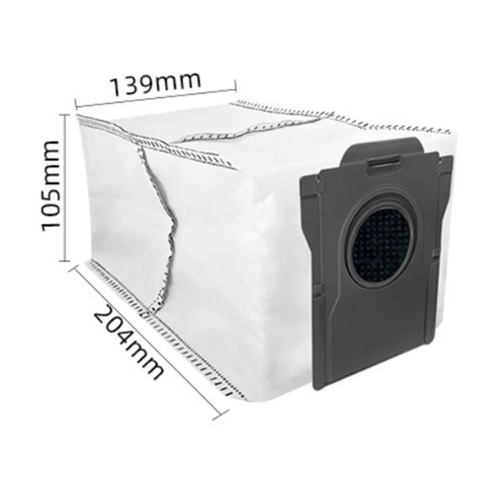 Multi layer Filtration Replacement Dust Bags for MOVA Z60 Ultra Roller Complete Robot Vacuum and Mop 4 or 10 Pieces Pack