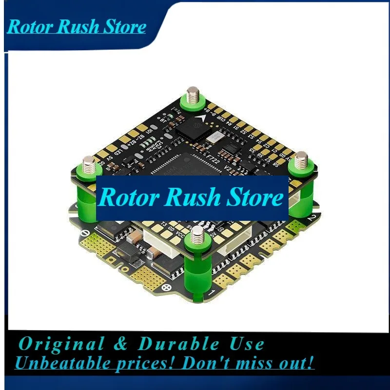 RoRuSAocoda RC F765 V2 AM32 Flight Stack F722 Controller With 65A 32 Bit Unit 3 To 8S Voltage System Integrated Assembly For FPV