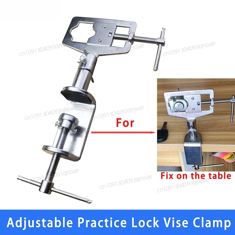 

Original LISHI Practice Clamp Tool Metal Alloy Adjustable Locksmith Tool Softcover Type Practice Lock Vise Clamp