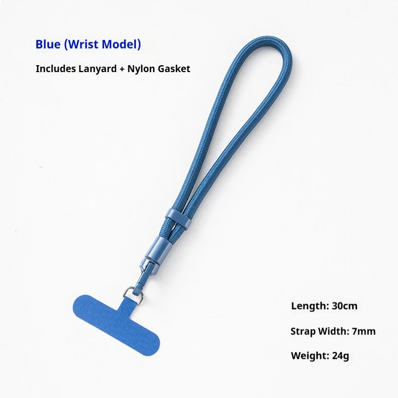 2 Stuks Verstelbare Polsband Voor Smartphone – Anti-verlies – Nylon – Past Door Oplaadpoort – Ook Voor Sleutels En Camera