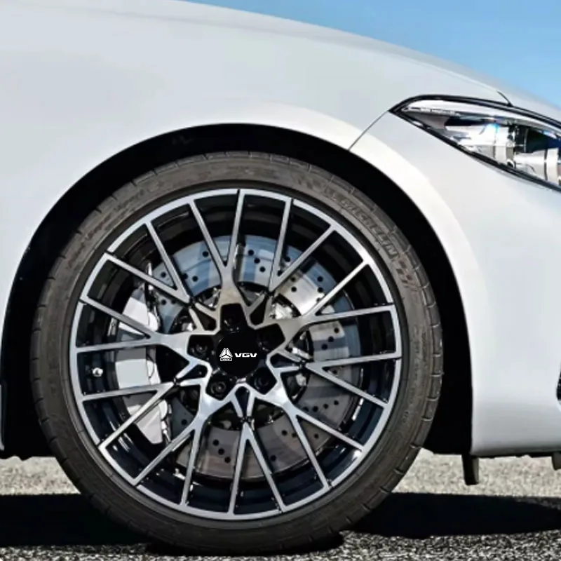غطاء مركز العجلة مع شعار قبعات مركز عجلة السيارة ملصقات شارات لملحقات VGV VX7 U70Pro U75PLUS U75 TX7 ليس من السهل السقوط