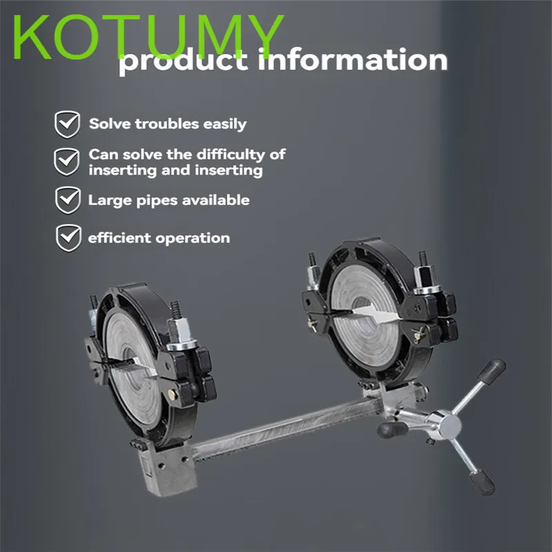 63-160mm PE Hot Melt Butt Welding Machine Siphon Drainage Support PE Hot Melt Butt Welding Machine Socket Support Fixed Frame