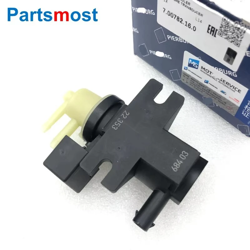 Turbo Vacuum Boost Solenoid Valve for Mercedes-Benz M270 E16 M270 E20 M274 E16 M274 E20 OEM Pierburg 7.00782.16.0 A0101531328