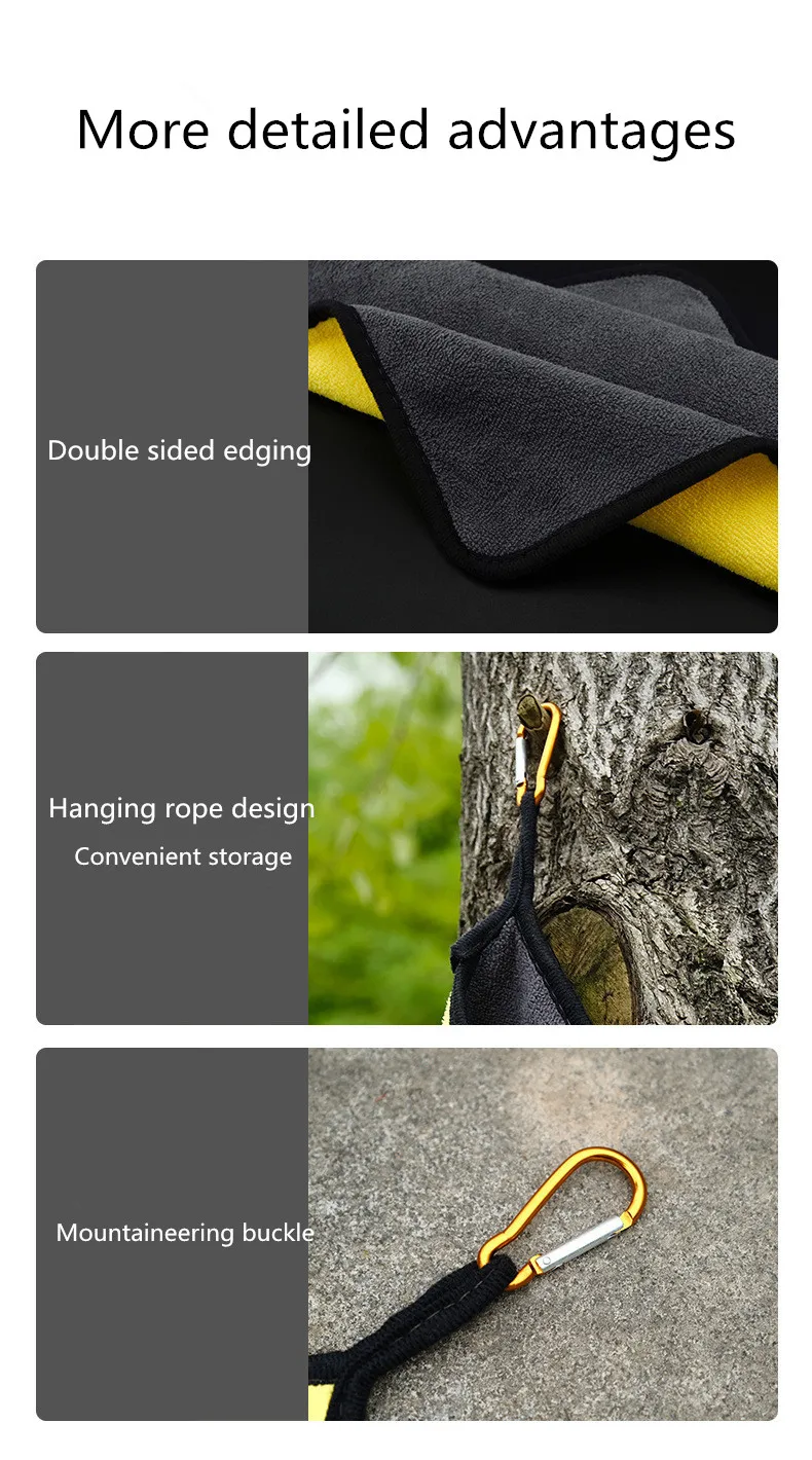 Outdoor Sport Verdickung Angeln Handtuch Nicht-stick Saugfähigen Angeln Kleidung Wischen Hände Weichen Handtuch Angeln Zubehör Ausrüstung – Detail 8