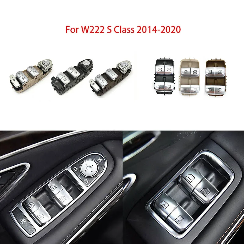 

For Benz W222 w213 Car Front rear Door Electric Power Master Window Switch Repalcement For Mercedes S Class 2014-2020