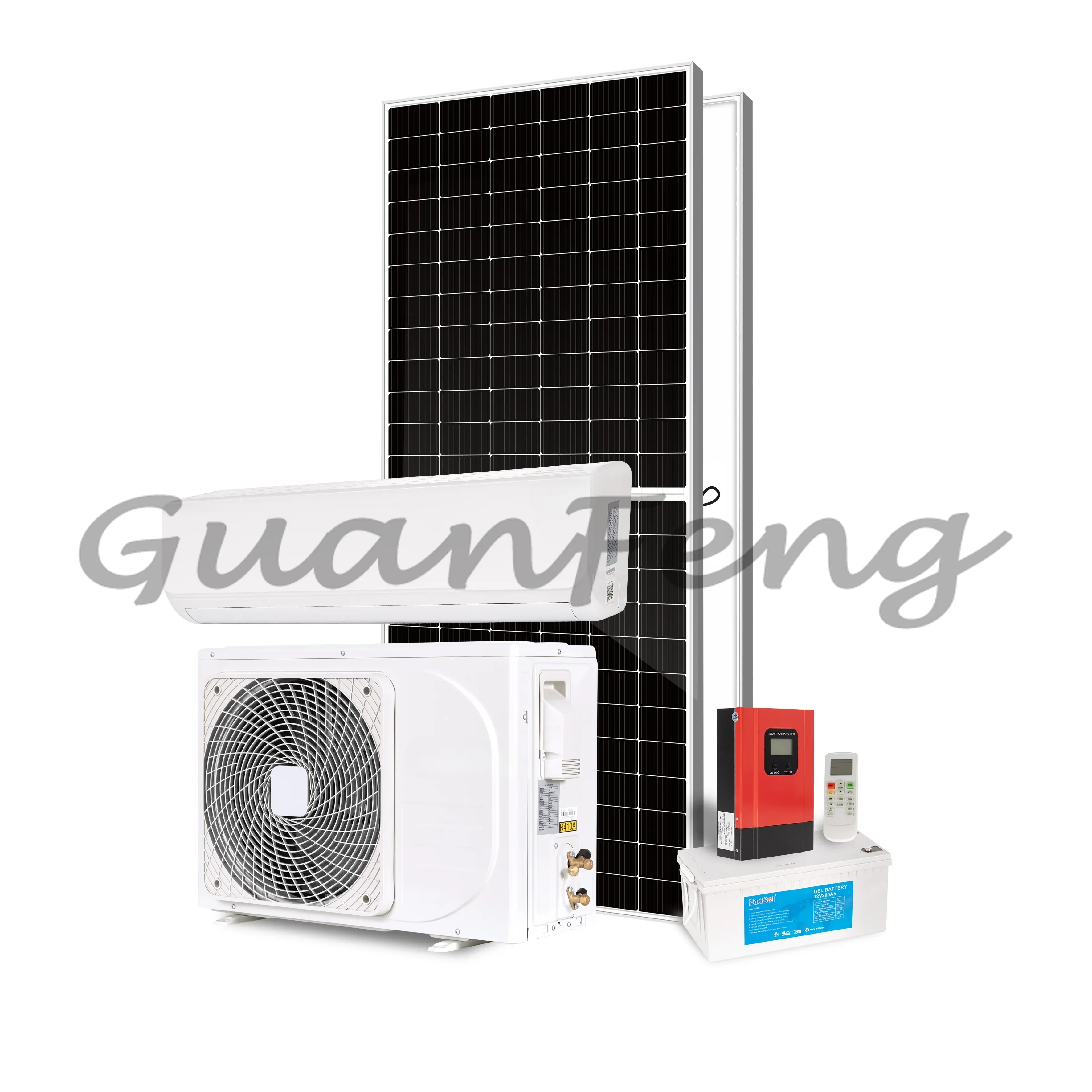 

12000BTU 24000BTU 18000BTU AC DC 48V Household Cooling System Off Grid Solar Air Conditioning