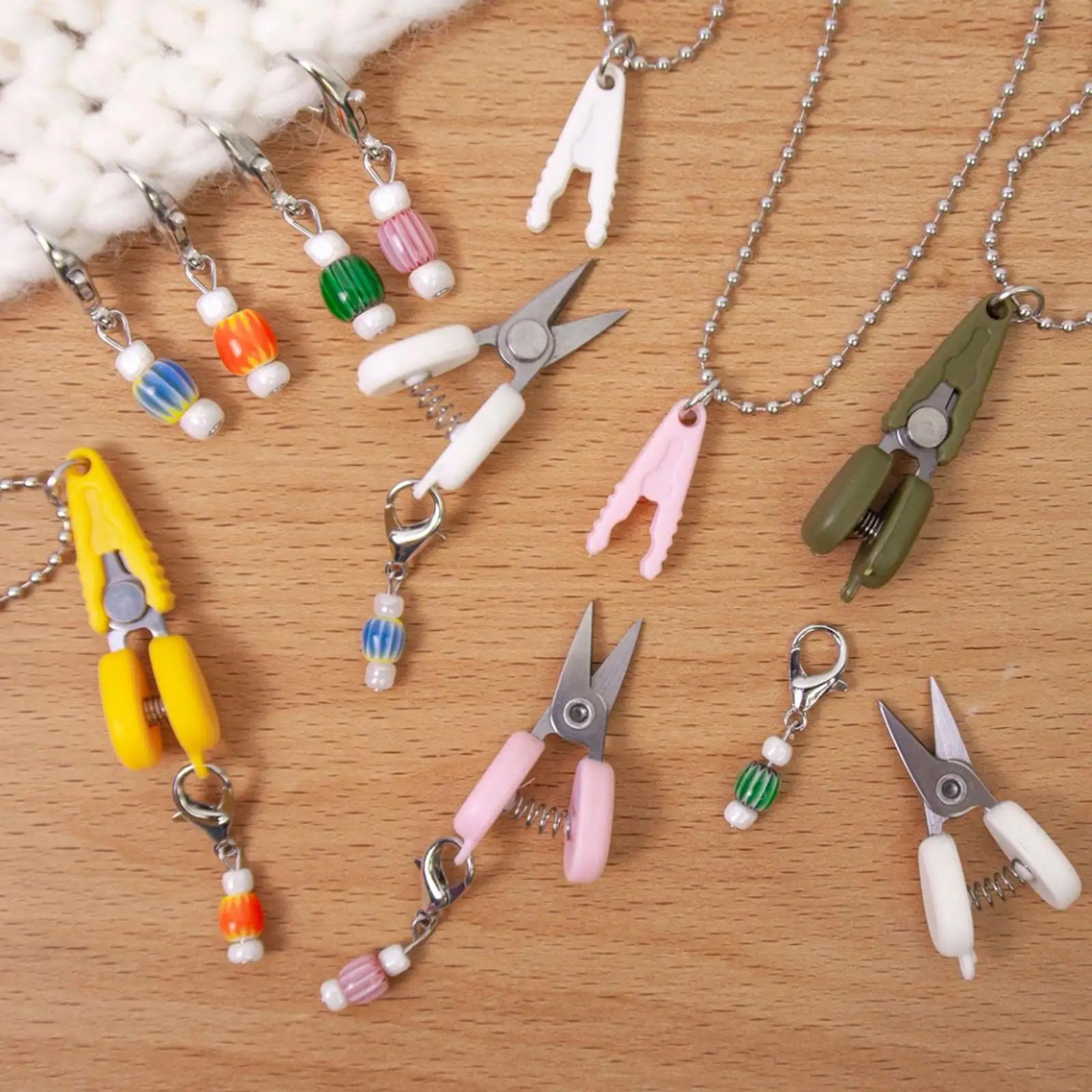 Mini Scissors Multifunction Pocket Size with Cover Compact Lightweight Portable Travel for Thread Yarn Sewing DIY Stitch