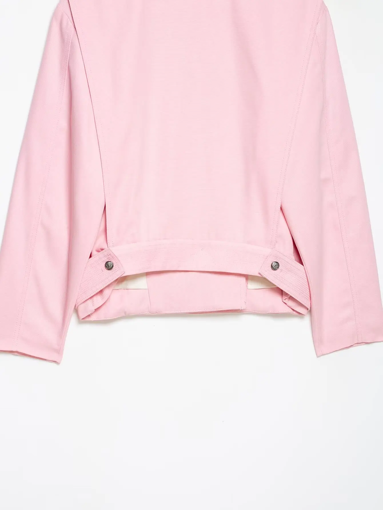 HH Damen Elegante Asymmetrische Jacke Stehkragen Knopfdetail Oberbekleidung Frühling Herbst Business Casual & Büro Streetwear – Detail 11