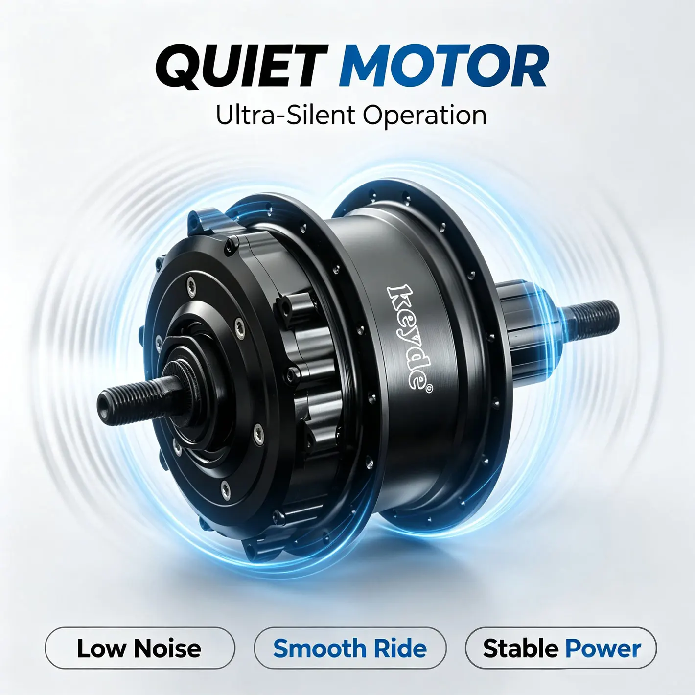 Keyde S110 500W 36V Hinterradnabenmotor mit Wasserflaschenbatterie, kompaktes E-Bike-Umrüstset, offizieller Motor für Elektrofahrräder