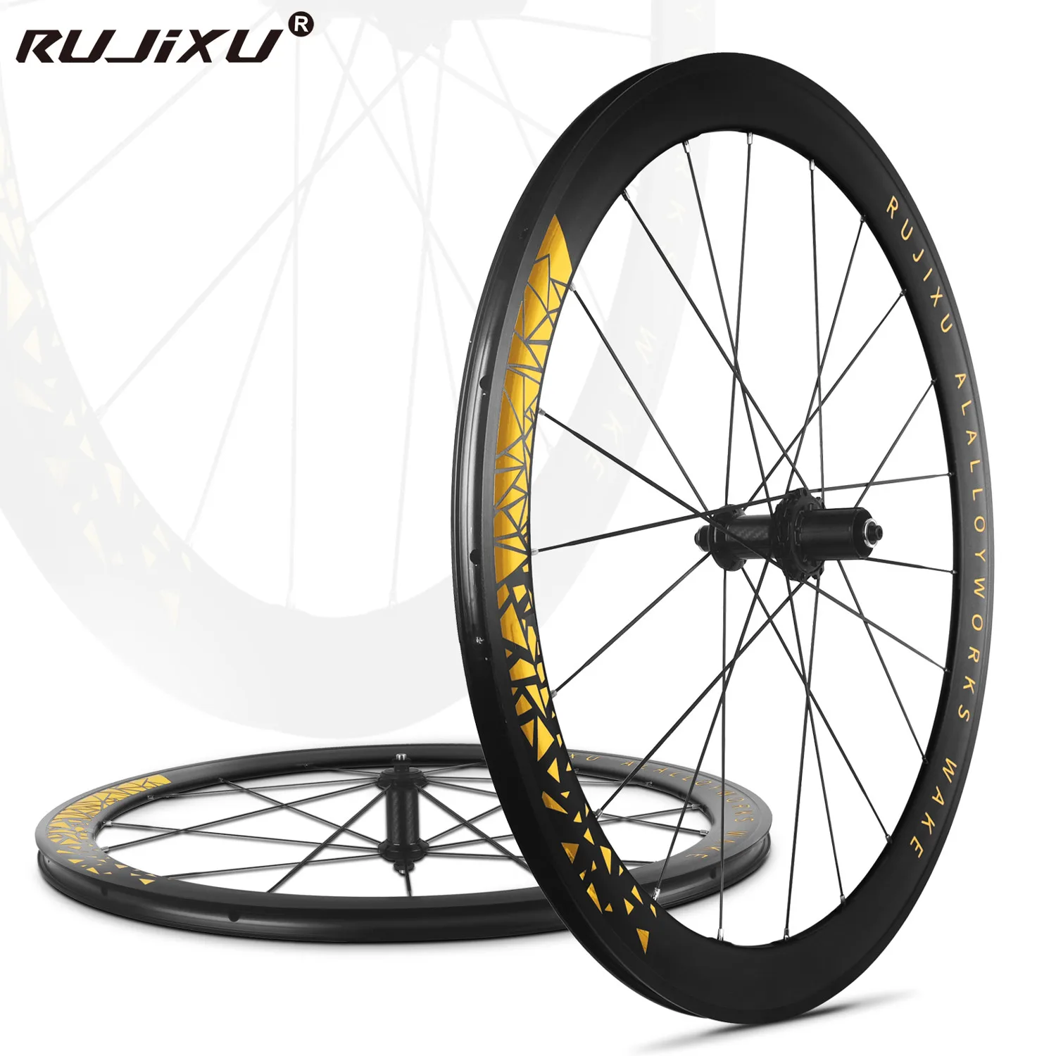 New RUJIXU 690 ring 700c road wheels 30/40/50mm frame height 2:1 braids road wheel V/C ring brake disc brake wheelset