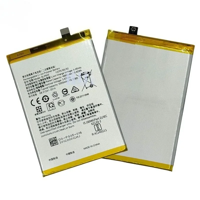 بطارية جديدة BLP805 BLP839 بطارية ل ممن لهم K7X K9 A53 A32 A15 A35 A76 A94 S Realme 8 8i C17 7i Q2 V5 GT رينو 5 6 6Z Lite Pro