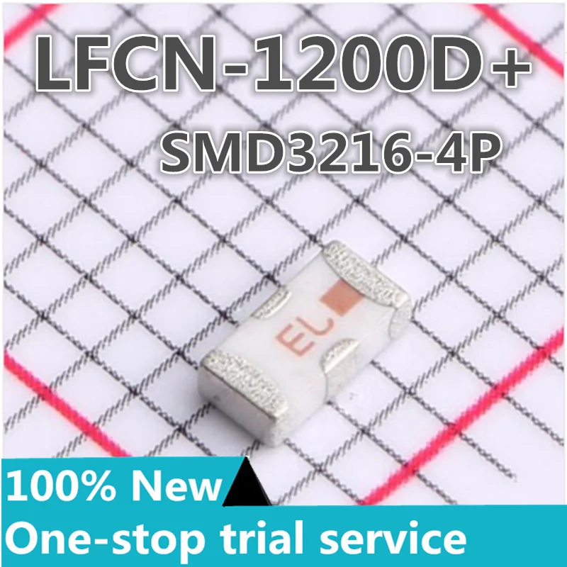 2-100pcs %stock LFCN-1000D+  LFCN-1200D+   SMD3216-4P 50Ω new original genuine RF microwave chip low-pass filter MINI RF filter