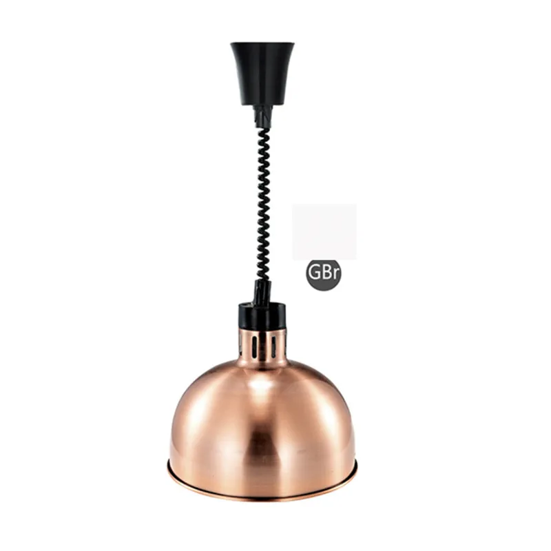 Buffet Heat Lamp Electric Heat lamp Telescopic Food Heat Preservation Pendant Light Adjustable Kitchen Fixtures Restaurant