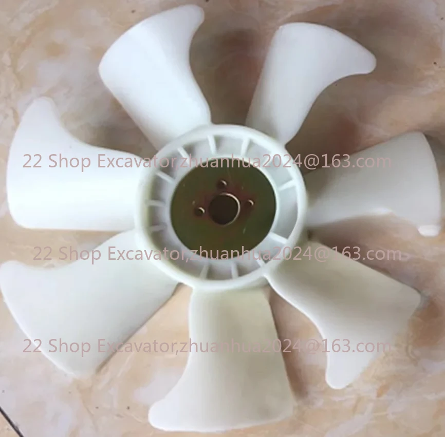 

3D84 fan blade excavator accessories for Komatsu PC30 engine water tank cooling fan blade