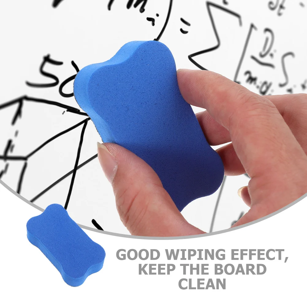 ممحاة السبورة البيضاء اللطيفة المحمولة الجافة القابلة للمسح للأطفال من مادة EVA على شكل عظمة سهلة التنظيف وسطح أملس للفصول الدراسية #2