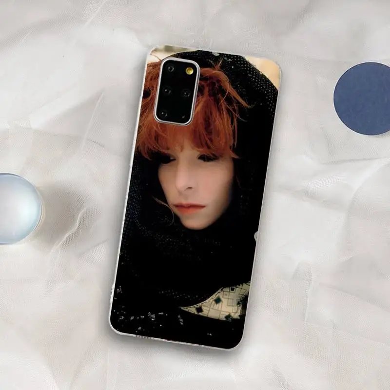 Mylene Farmer singer Phone Case for Samsung S21 A10 for Redmi Note 7 9 for Huawei P30Pro Honor 8X 10i cover