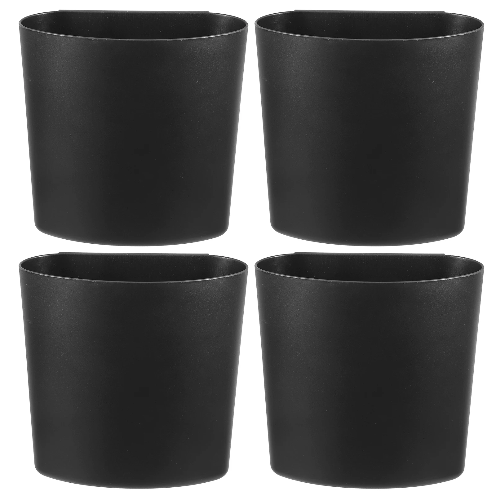 

4 Pcs Hanging Bucket Storage Basket Cup Holder Cart Organizer Accessories Craft Plastic Baskets for Rolling Tools Child Small