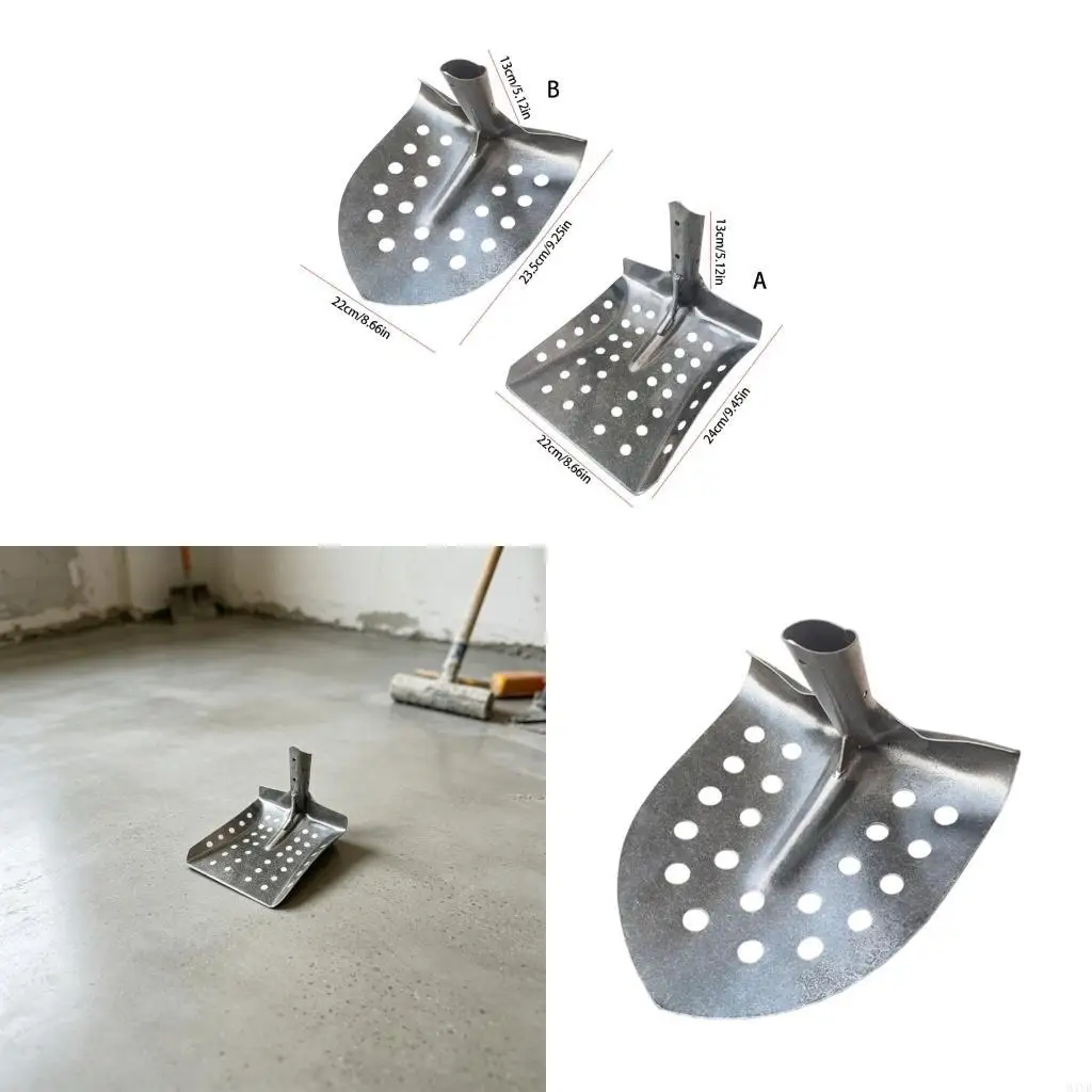 Sewer Cleanout Spade Hollow Shovel Featuring 90 Degree Design For Precise Cleaning Clean Storms Drains And Ditches M4YD