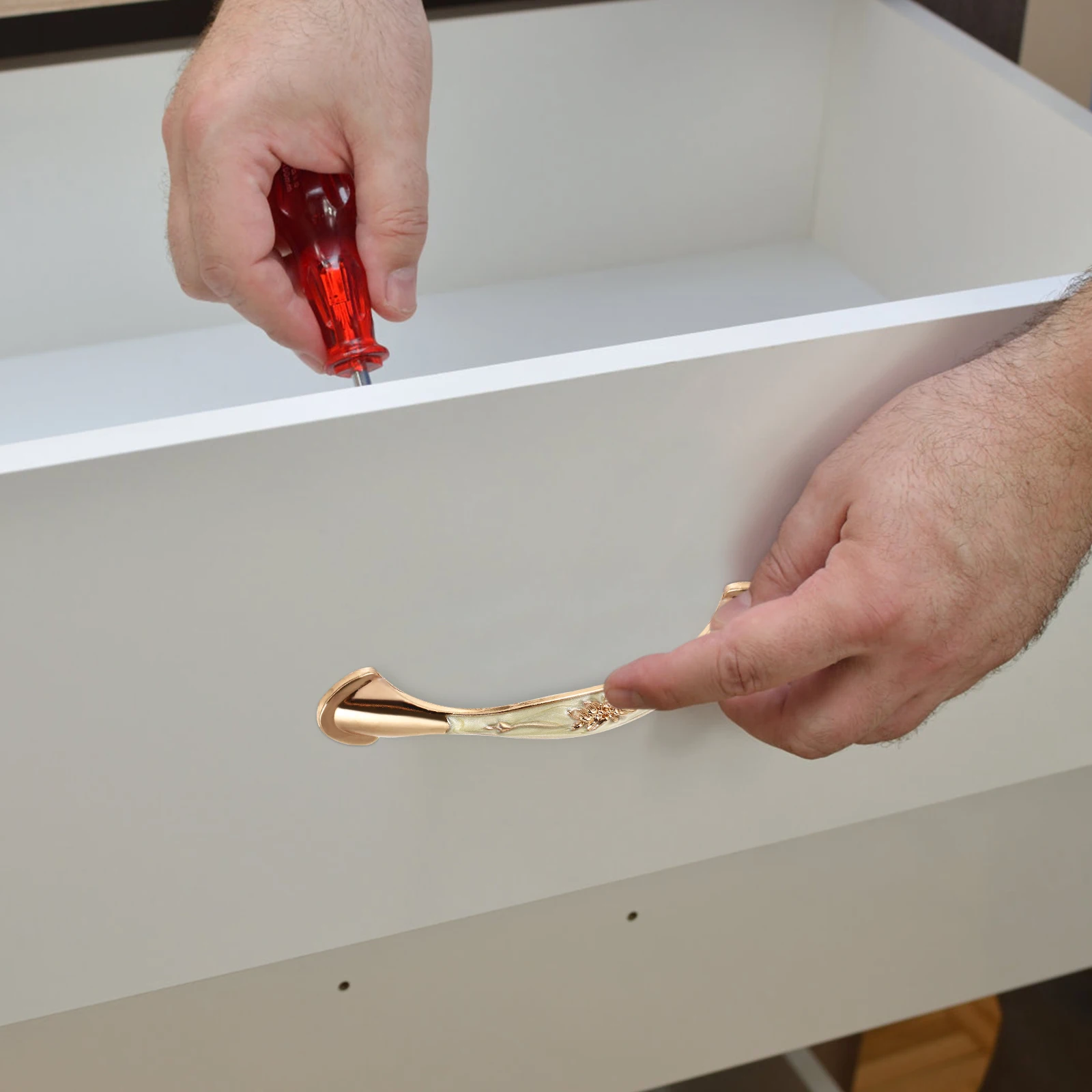 

10 Pcs Cabinet Handle Pull Cabinets Handles Dresser Drawer Hardware Kitchen Pulls Cupboard