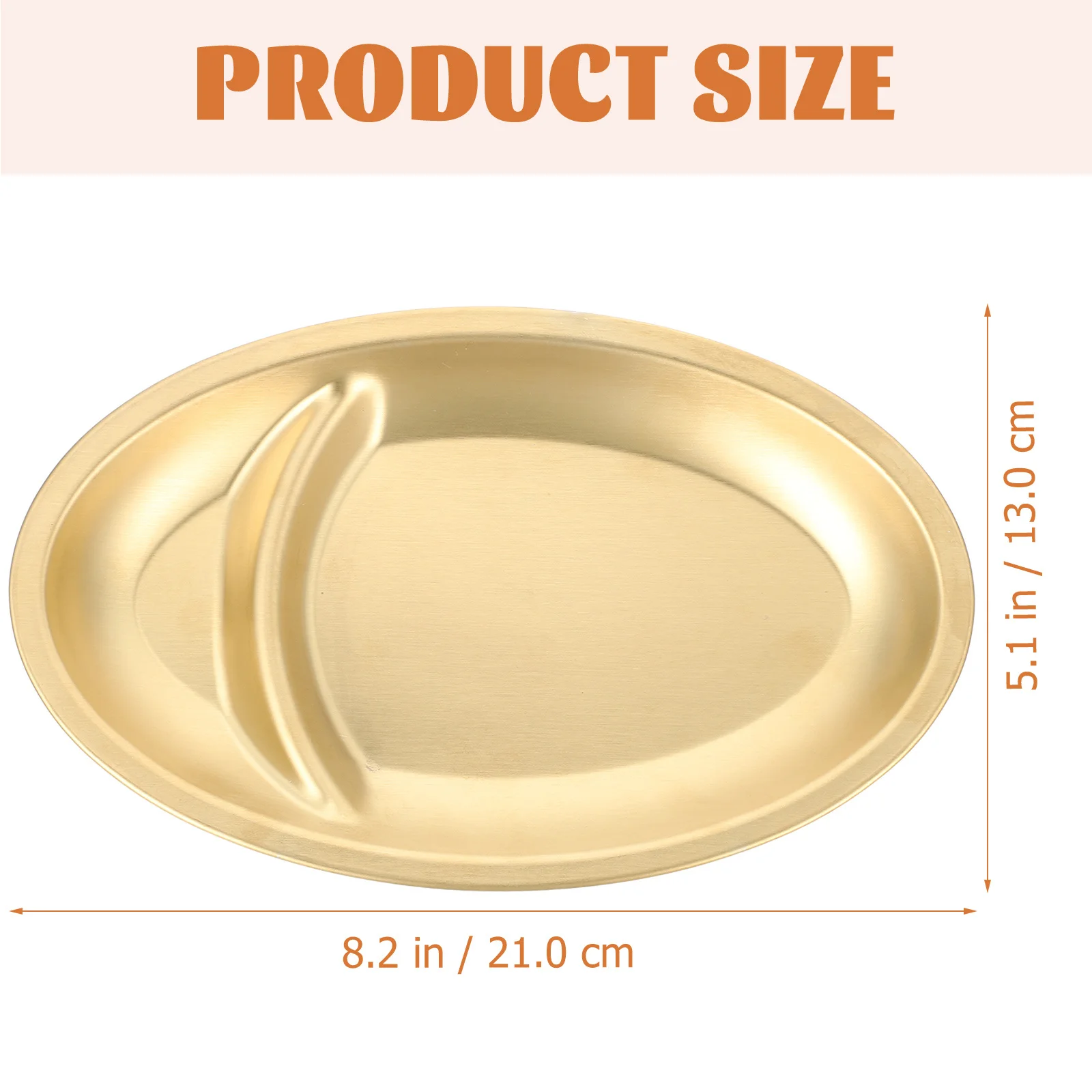

1pc Stainless Steel Food Tray 30Cm Multi-Use Snack Serving Dish For Dessert Fried Chicken Fruits Picnic Barbecue Home Kitchen