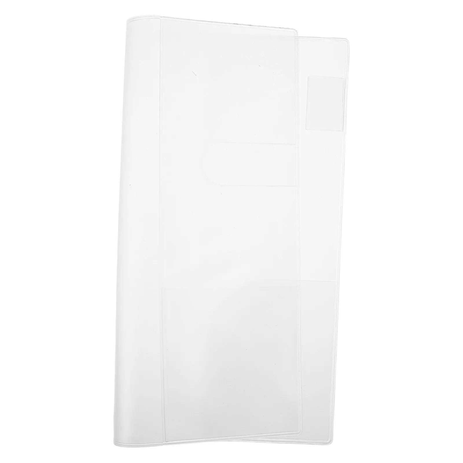 Clear Frosted PVC Book Cover Protector Wear Resistant for Hardcover Planners Journals Textbooks Book Protector Sleeve Case