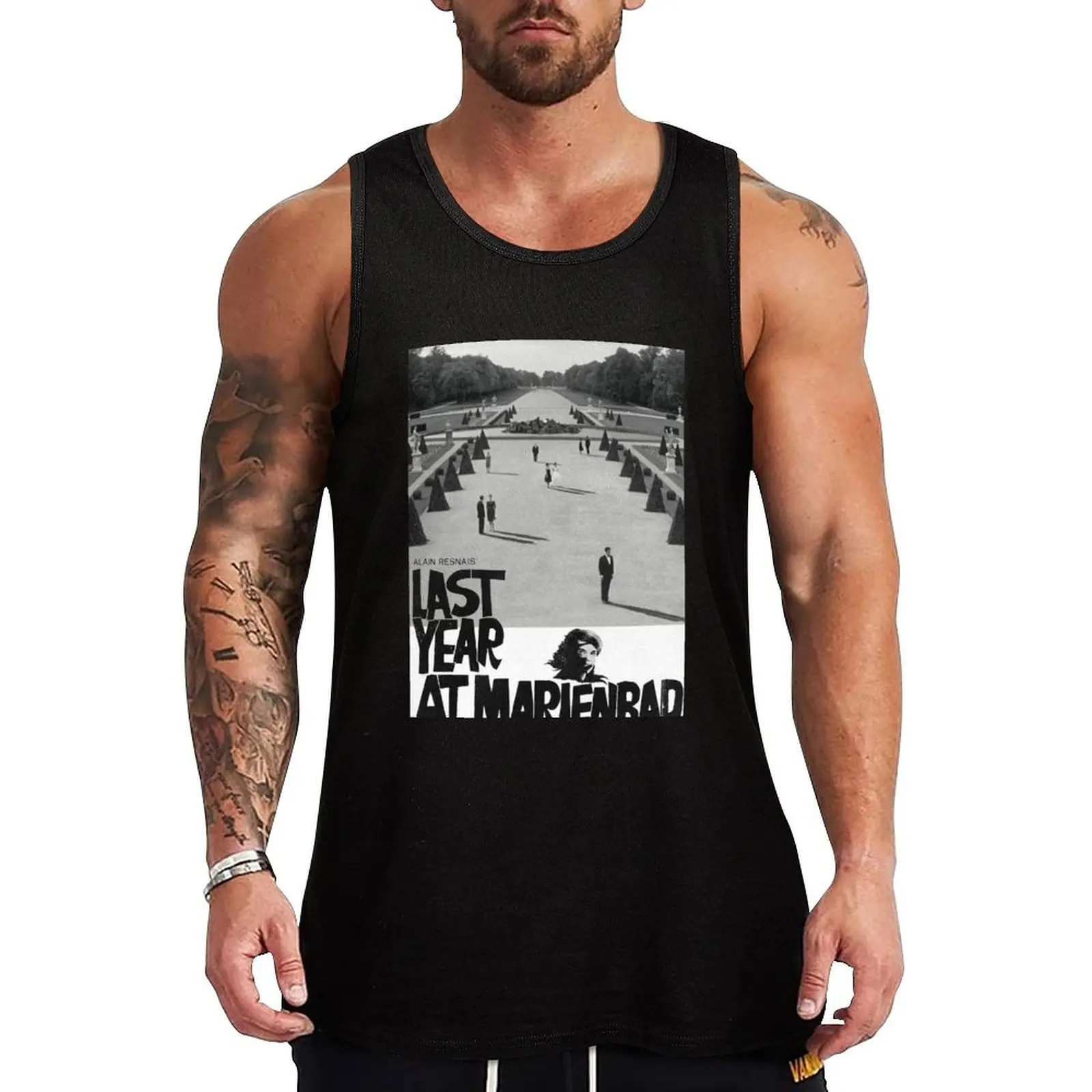 

Last Year at Marienbad Alain Resnais vintage Tank Top T-shirt men plain t-shirt tops
