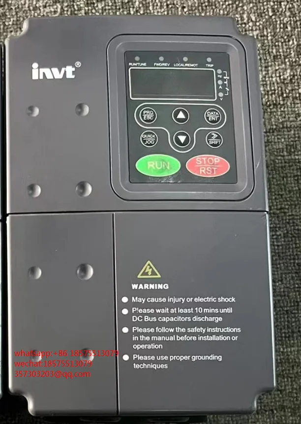 

Для инвертора INVT CHE100-004G/5R5P-4 4/5, 5 кВт, 380 В, серия CHE100, 1 шт.