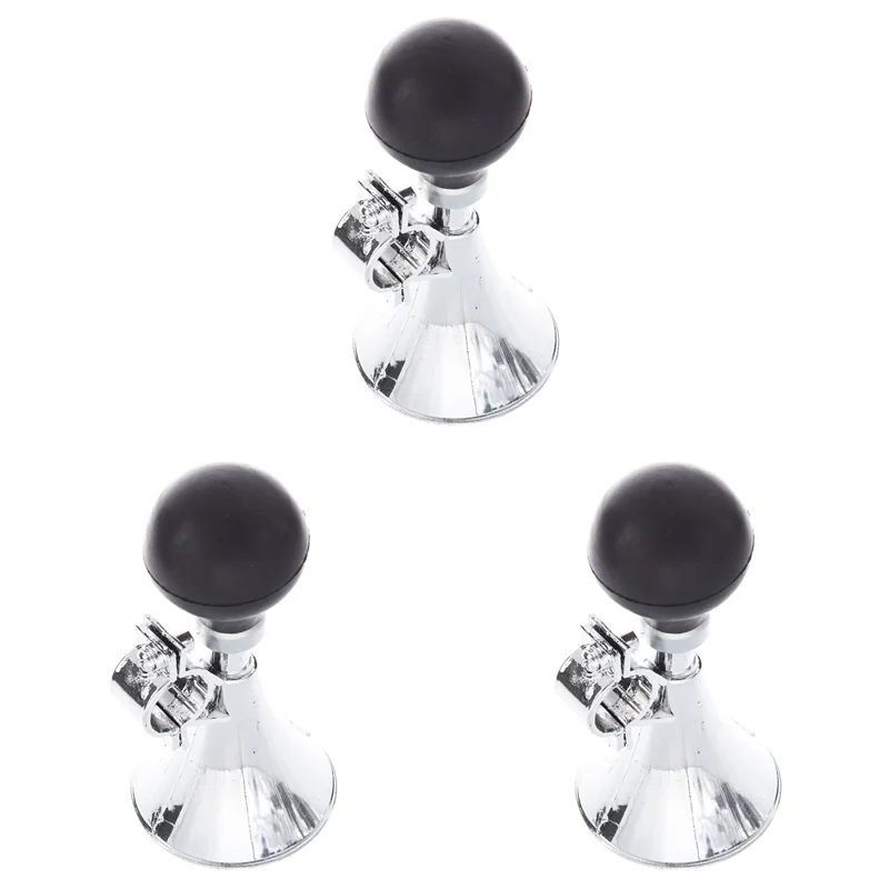 

B07A-3X Черная резиновая лампа диаметром 21 мм, руль велосипеда, воздушный звуковой сигнал, труба