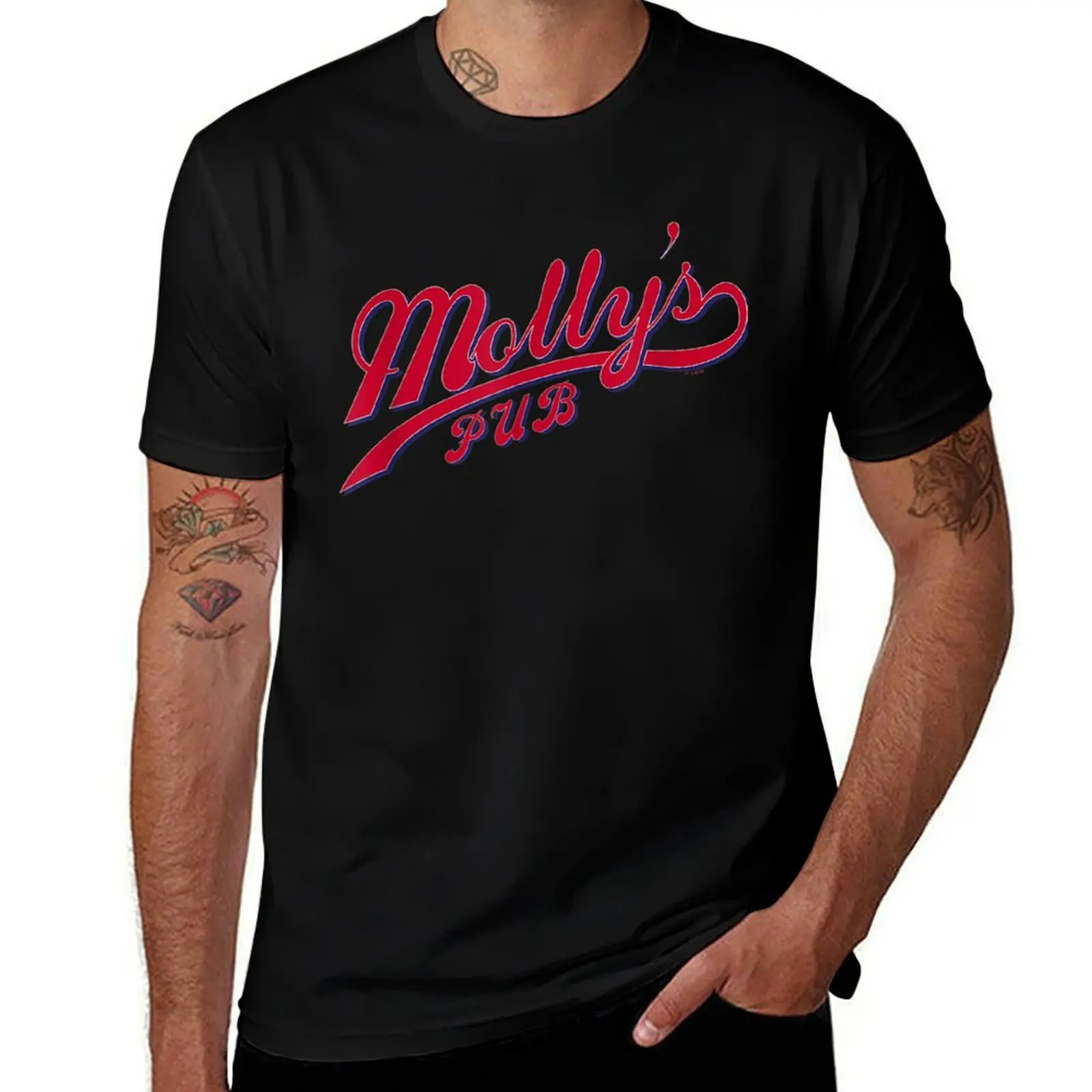 

Chicago Fire Molly's Pub T-Shirt Basic Lightweight Short Sleeve Tee