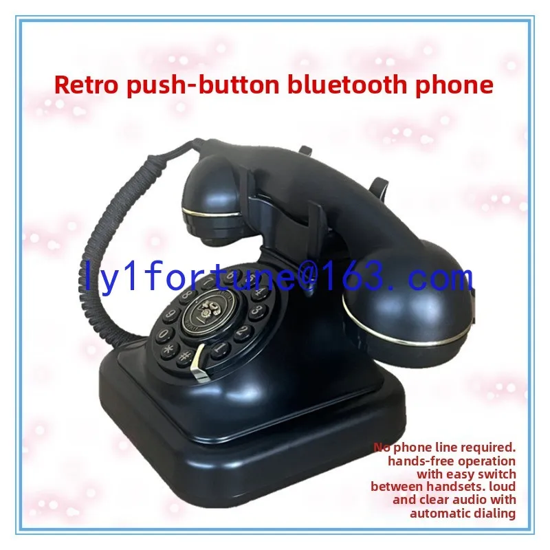 Classic, nostalgic, retro Bluetooth phone, living room accessories, high-value home decoration, Bluetooth landline phone