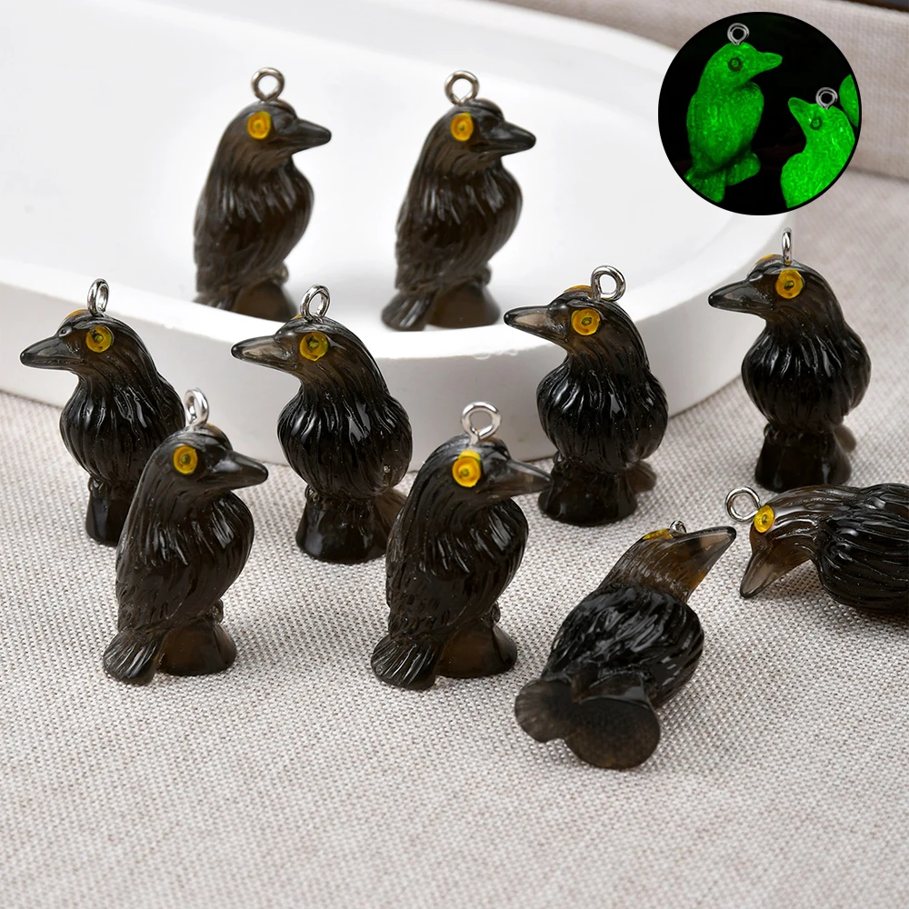 10pcs Black Crow Organ Resin C - Resin Art Keychain review and price