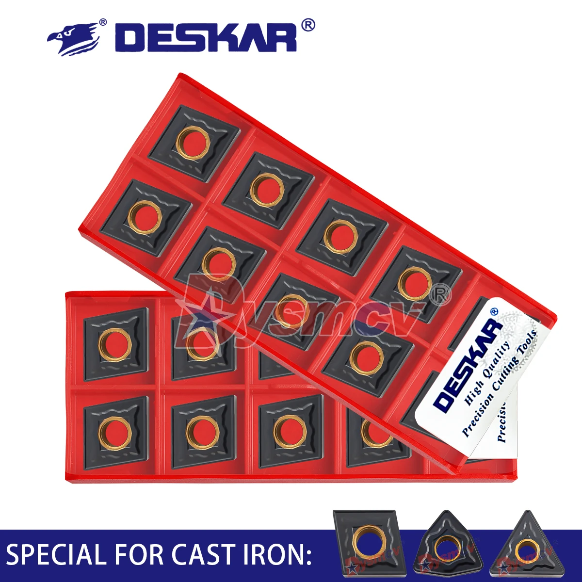 

DESKAR 100% оригинальный внешний токарный инструмент с ЧПУ TNMG160408-DK WNMG080408-DK CNMG120408-DK LF3018 Вставка для токарного станка для обработки чугуна