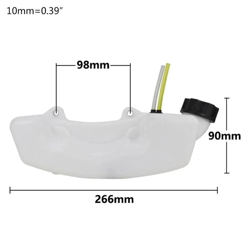 Imagem -03 - Cortador de Grama Média Cortador de Escova Assy Tanque de Combustível Peças de Reposição Cortador de Grama Tanque de Combustível de Gás 405430
